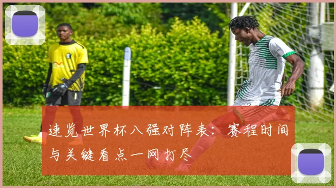 速览世界杯八强对阵表:赛程时间与关键看点一网打尽