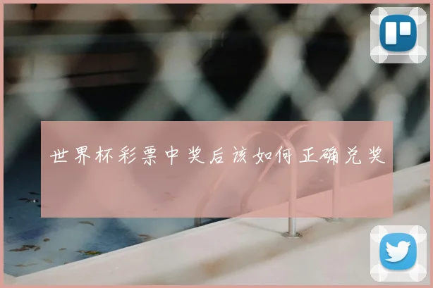 世界杯彩票中奖后该如何正确兑奖