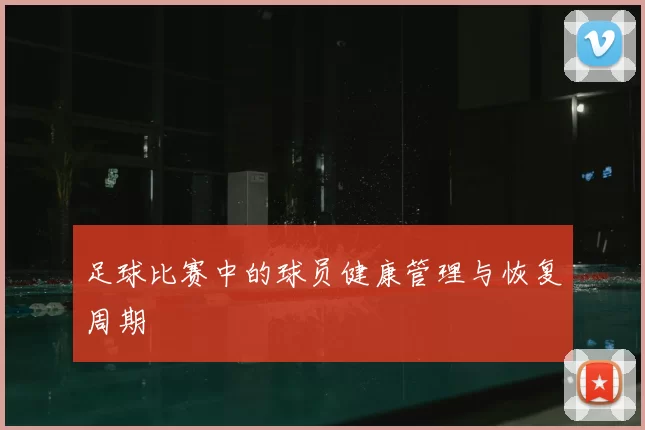 足球比赛中的球员健康管理与恢复周期